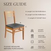 SearchI Stretch Dining Chair Seat Covers Set of 8, Soft