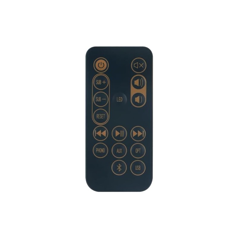 Replacement Remote Commander 1062775 RT1062775 Supports for Klipsch Soundbar R-15PM