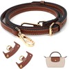 YUNYU Leder-Umhängeschlaufe für Mini-Taschen (Longchamp kompatibel) - 1,2 cm Breite,