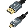 Thsucords 8K Micro HDMI to HDMI Cable 3.3FT, Flexible Soft
