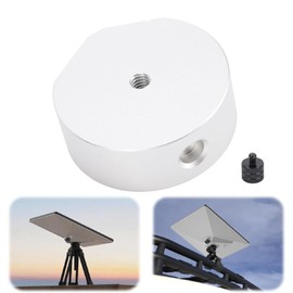 Starlink Mini Tripod Adapter, Aluminum Alloy Tripod Mount for Starlink Mini, 1/4-20 and 3/8-16 Threads, Starlink Mini Accessories, Use with Pipe Adapter
