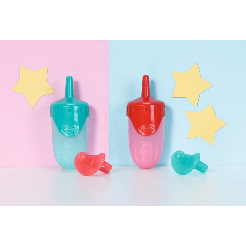 Baby Born 833131 Little Bottle and Dummy 2 Assorted 36