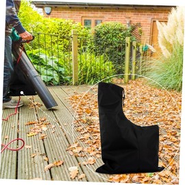CIYODO Practical Leaf Storage Bag Durable Oxford Cloth Dust Bag for Garden Leaf Vacuum Lightweight and Portable Capacity for Easy Disposal Black