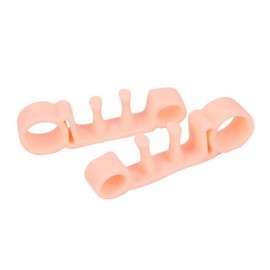 YJZ 2 Pair New Orthopedic Bunion Corrector 2.0 Toe Separators Elastic Straighteners Spacers (Beige)