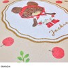 ST-ZKU0030 Bear School Clipboard Apple Girl Jackie Beige/Coral