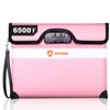 SPVIOQI 6500°F Fireproof Document Bag with Lock, Pink, Unisex-Adults, Clutch,