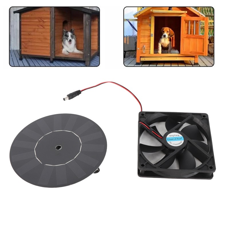 10W Solar Powered Exhaust Fan Monocrystalline Silicon Solar Panel Fan