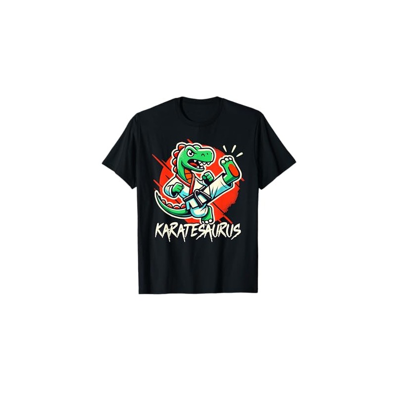 Karate Dinosaur, Karate per Bambini, Karatesaurus, Arti Marziali Maglietta
