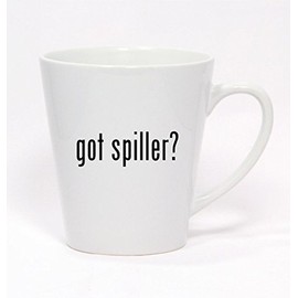 got spiller? - Ceramic Latte Mug 12oz