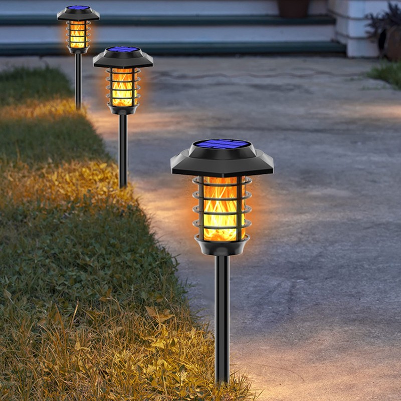 Solar Garden Lights Outdoor Waterproof Landscape Lighting Torches Garden Lights
