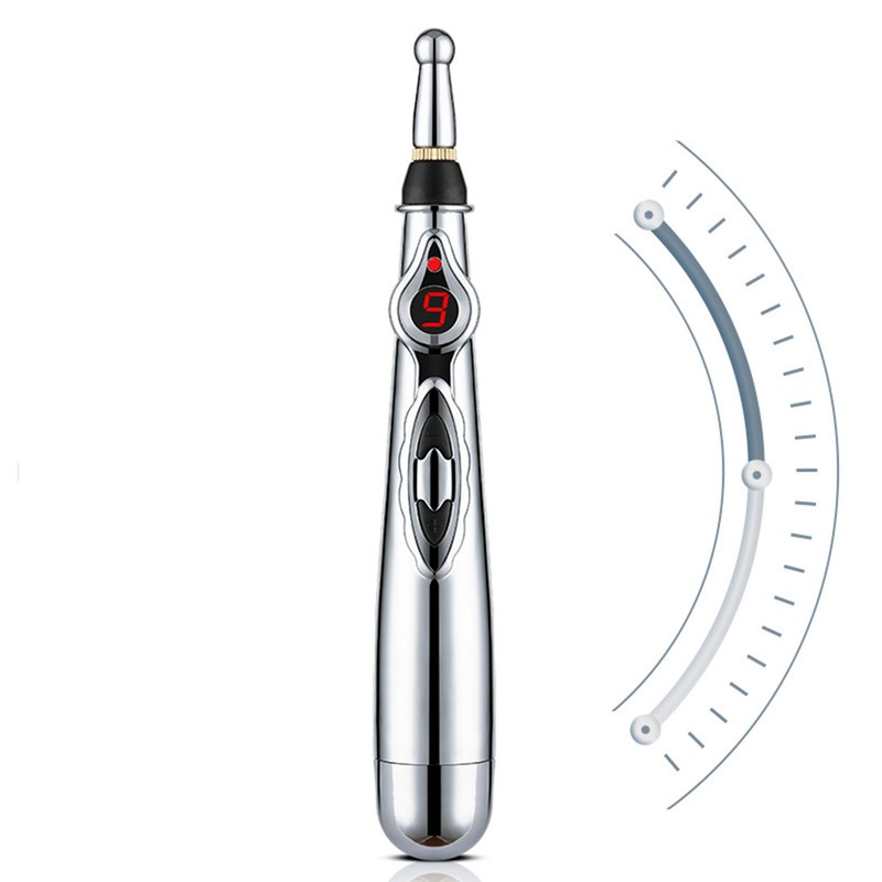 Electronic Accupuncture Pen Relieve Fatigue Reduce Pain 5 Heads 9