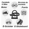Candado Para Bicicleta Y Moto Con Contra Agua Acero Cadena