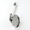 Skybath Brass Larger Size Shower Head Traditional Victorian Style Handheld