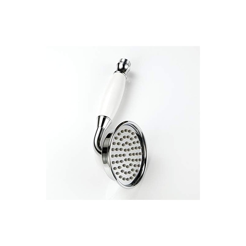 Skybath Brass Larger Size Shower Head Traditional Victorian Style Handheld