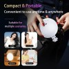Portable USB Rechargeable Selfie Fill Light Adjustable Brightness with Phone