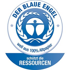 Esselte Leitz dividers, 1/3Â A4,Â Pack of 100 Blue