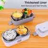 Electric Lunch Box Pluggable Heating Single / Double Layer Insulation