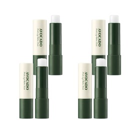 Skinfood Avocado Stick Lip Balm No. 1, Unscented, 3.4g, 4 pieces / 스킨푸드 아보카도 스틱 립밤 1호, 무향, 3.4g, 4개