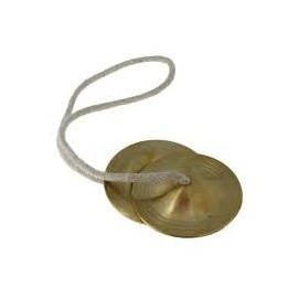 Brass manjira manjira Musical Instruments Bhakti kartal khartal (1 Pair)