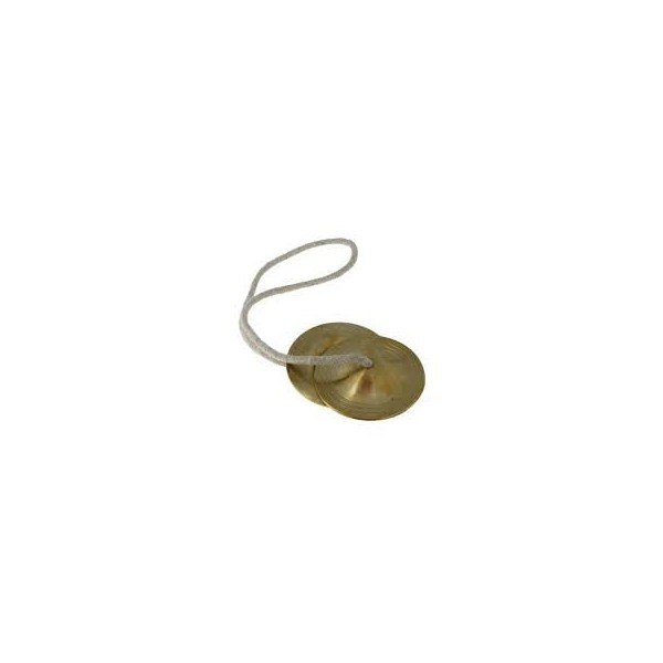 Brass manjira manjira Musical Instruments Bhakti kartal khartal (1 Pair)