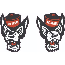 NC State Inspired Full Size Football Helmet Decals