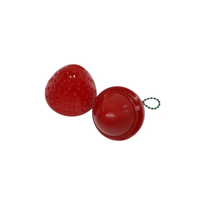 Bálsamo Labial 60 Pz Forma De Fresa Con Llavero