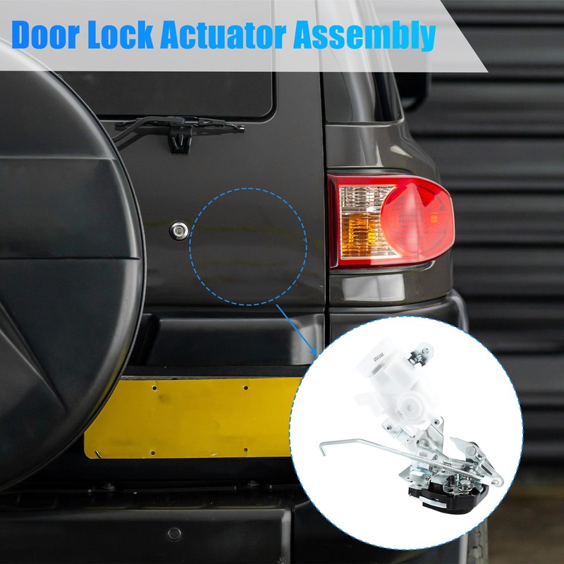 X AUTOHAUX Rear Door Latch Actuator Tailgate Lock Actuator Assembly