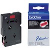 Brother - Laminated tape - black on red - Roll