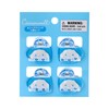 Sanrio 159085 Mini Hair Clips, Set of 4, Cinnamoroll, ABS