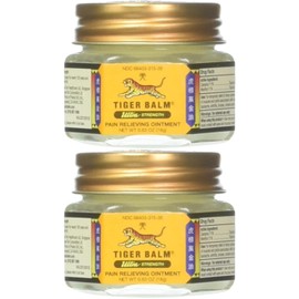 Tiger Balm Ultra Strength Pain Relieving Ointment Non-Staining 18 gm - Pack of 2