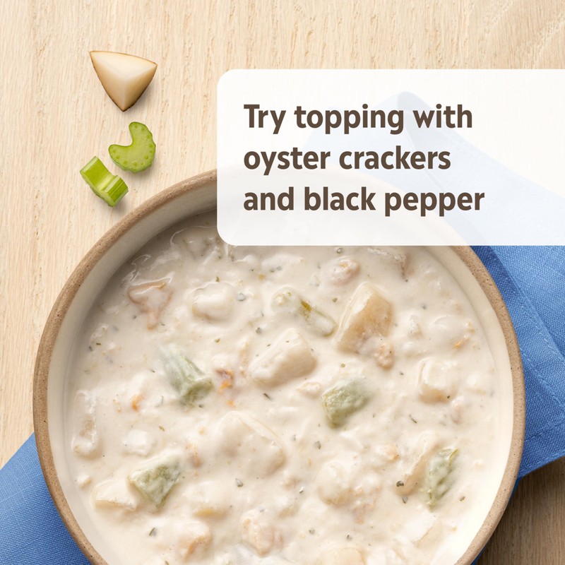 Campbell's Homestyle New England Clam Chowder Soup, 16.3 OZ Can