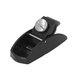 Mini Wood Planer Carbon Steel Cutting Depth Adjustable Incisive European Style Woodworking Hand Planer Black S