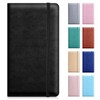 Pisypox Checkbook Cover for Personal Checkbook，Pu Leather Check Book Covers