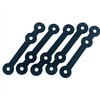 Kiroplast 100 Connectors for Clothes Hangers Extension Hangers Black Clothing