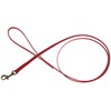 ONS W Leather Lead #9 Red (Small Dogs)