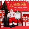 Syhood Christmas Left Right Pass Gift Game, Christmas Hanging Scroll