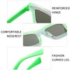 Long Keeper Fashion Square Sunglasses Women Party Glasses For Adults