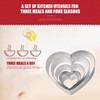 Okaywork Pentagram Cookie Cutters, Set of 5, Baking Mould, Stainless