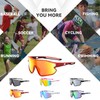 MARIDA Youth Sports Sunglasses for Boys Girls,Wraparound UV400 Protection Football