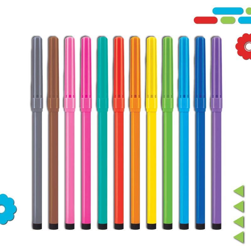 Discovery™ Art Tracing Projector Kit - 32 Stencils, 12 Markers,