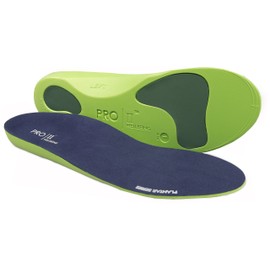 Pro11 Childrens orthotic insoles with arch support, 43468, Green