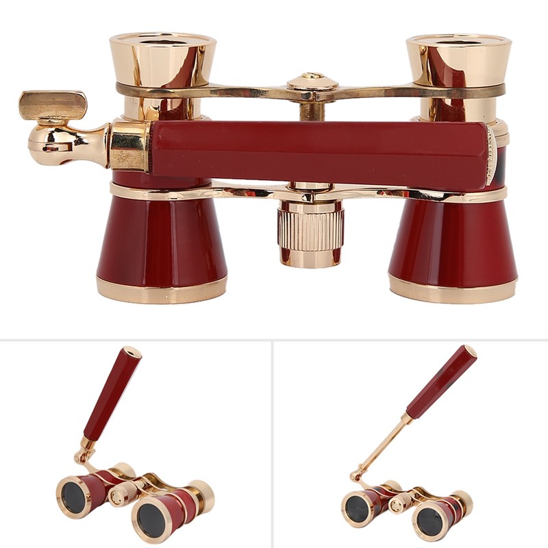 3X25 Opera Binocular Telescope Theater Portable for Women Girls Children