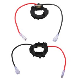 Alla Lighting H7 LED Bulb Adapter Holders Socket Base H7 Retainer Clip for Vito Golf Jetta MK7 MK6 Scirocco Touran Sharan