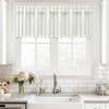 DriftAway Farmhouse Linen Lined Valance Double Layer Thermal Insulated Room