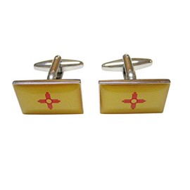 Kiola Designs New Mexico State Flag Cufflinks