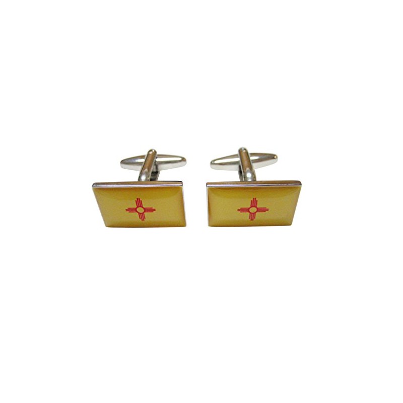 Kiola Designs New Mexico State Flag Cufflinks