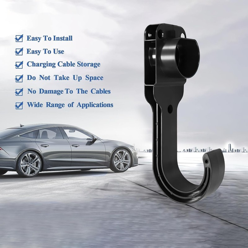 JULIK Type 2 Wall Mount Wallbox EV Charger Holder Cable
