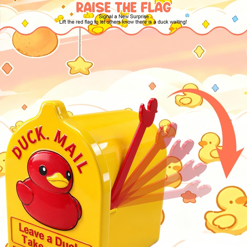 Magnetic Cruise Duck Mailbox–Wall Mount Cruising Duck Exchange Box with