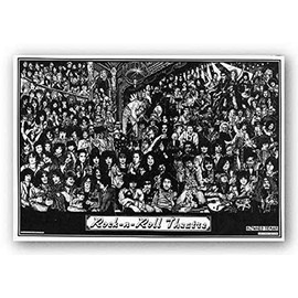 Rock-n-Roll Theatre by Howard Teman Music Poster 24x36