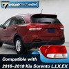 TTUN AUTO Compatible with 2016-2018 Kia Sorento L/LX/EX Halogen Outer
